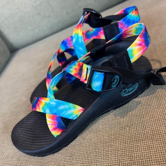 CHACO WOMENS Z/1 CLASSIC SANDAL TIE DYE SIZE 6 LIKE NEW - Picture 4 of 8